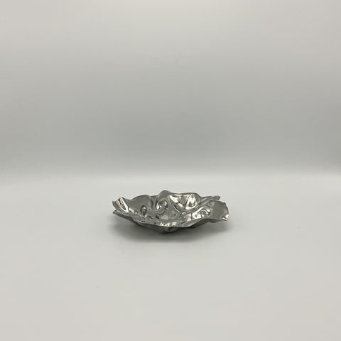 Luis Clotet stainless steel folded dish for Alessi