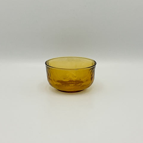 Arcoroc sierra small bowl in amber colored tempered glass