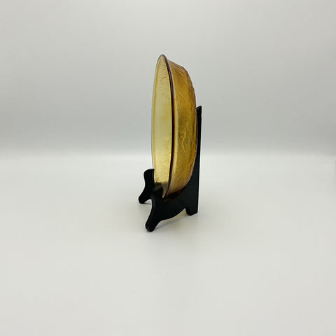 Arcoroc Sierra vintage plate amber in tempered glass