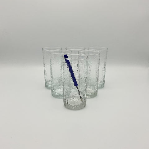 Vinatge chevron glasses with pen for reference
