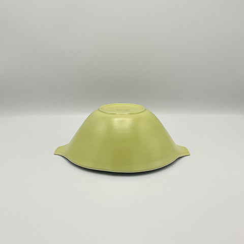 Goedewaagen matt yellow glaze on dowl designed by Zweitse Landsheer