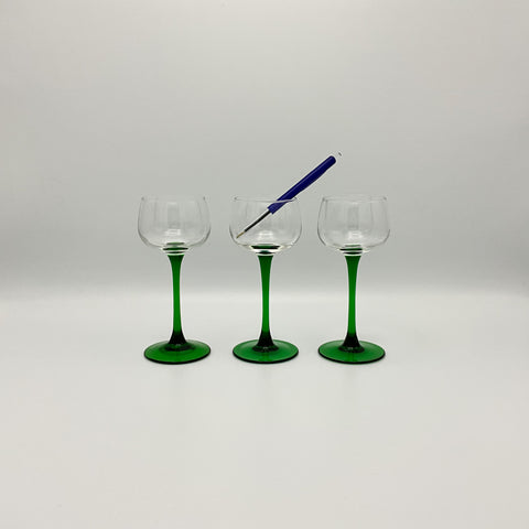 Set van 6 vintage Franse Rijn wijnglazen