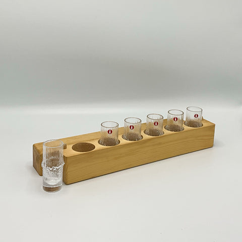 Original complete set of 8 vintage Niva glasses by Wirkkala for Iitala