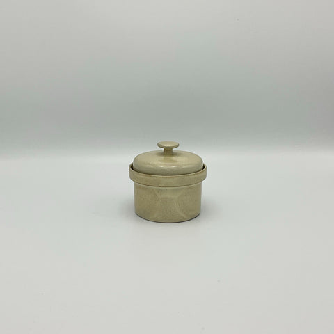 Ceracron Melitta Holstein sugar bowl with lid in beige