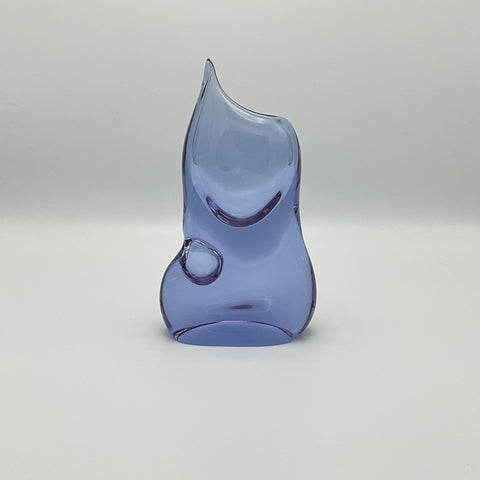 Rare vintage alexandrite neodymium vase by Miloslav Klinger for Železnobrodské sklárny