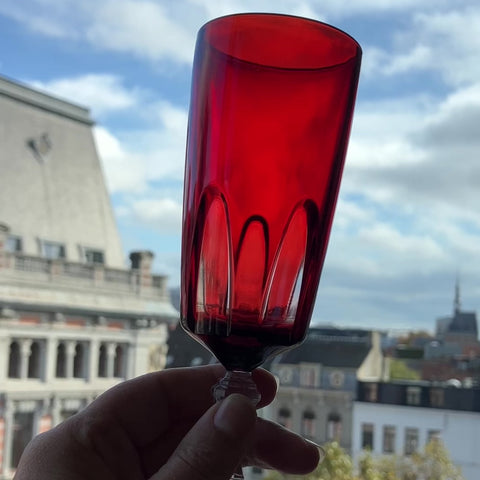 Vintage rubilux glass by Luminarc