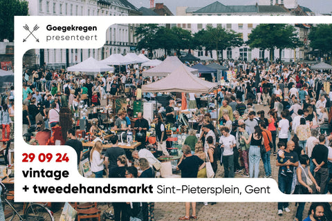 Curtared Tableware komt naar de vintage markt op het Sint-Pietersplein in Gent op 29 september 2024