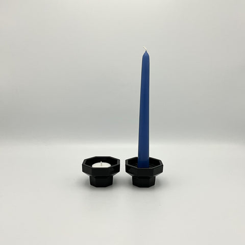 set of 2 arcoroc octime candle holders 