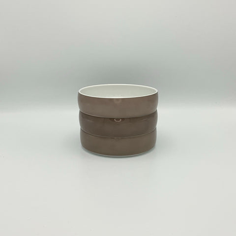 arzberg block chormatics brown bowls  by Gerald Gulotta