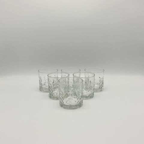 Set of 6 vintage BP tumbler glasses, sixties and seventies retro