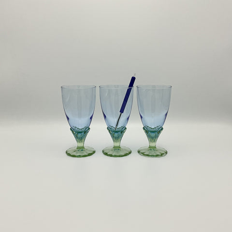 Bahia glasses for wine or iced tea with pen for reference