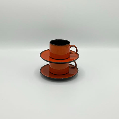 Ceracron melitta Kopenhagen coffee cup and saucer