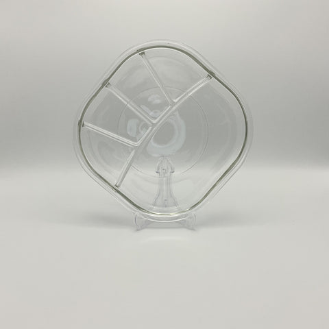 Italian vintage design: fondue or gourmet plate that is part of the Arno series, designed by Joe Colombo in the sixties.   