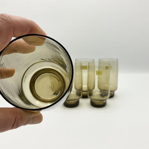 BP tall fumed water glasses from Luminarc (set 6)