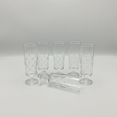 Luminarc cavalier suede champagne flutes