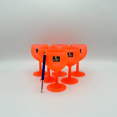 Neon wine glasses Techno from Luminarc (set 6)