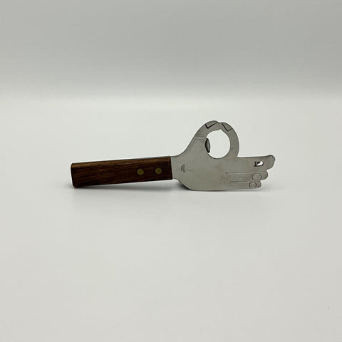 Vintage bottle opener in shape of hand OK