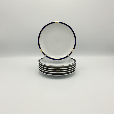 Sabena set of 6 plates with Margitte logo 